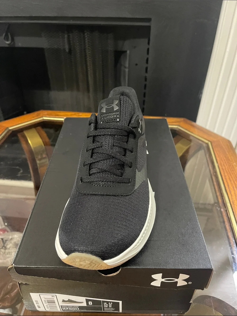 Under Armour Men’s Black and White Athletic Trainer